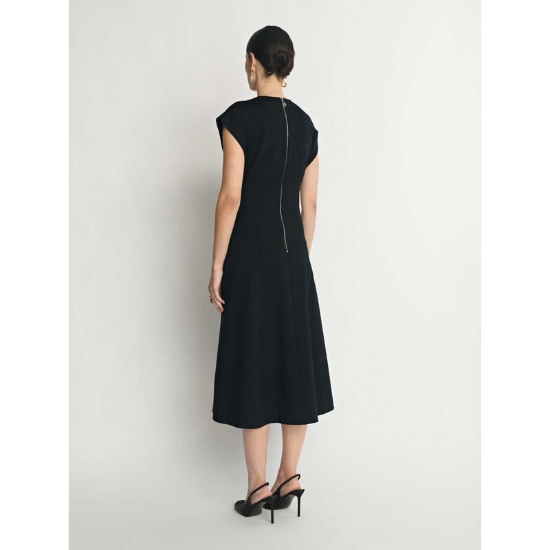 Veronika Maine Ponte Seamed Midi Dress image number 1